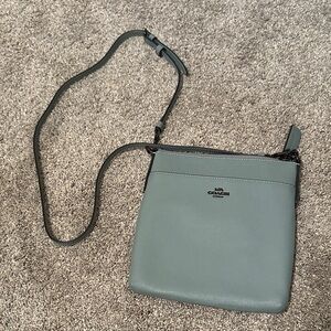 Coach Leather Crossbody in Sage